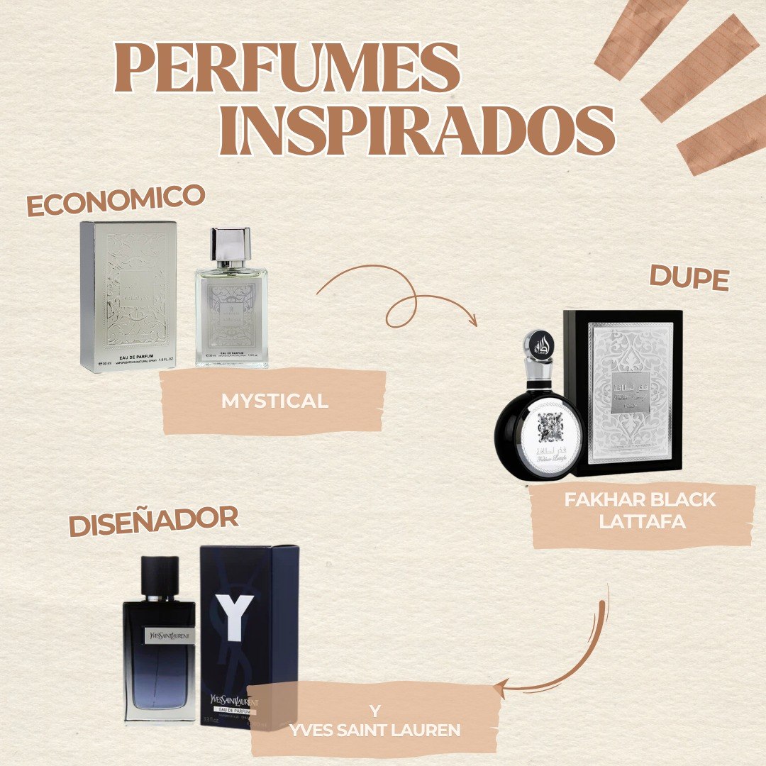 MINI PERFUME ECONOMICO ARABE MYSTICAL 30ML (H) (AROMA SIMILAR LATTAFA FAKHAR BLACK)