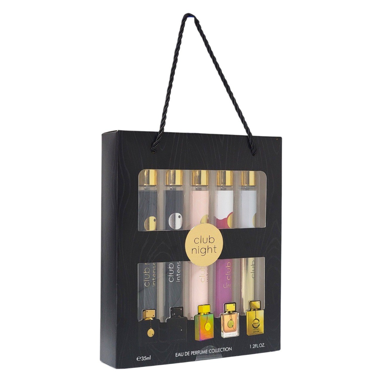 SET PERFUME EN TUBO CLUB NIGHT MYSTICAL EDP (M) 35ML X 5PCS (INSPIRADO EN ARMAF CLUB DE NUIT)