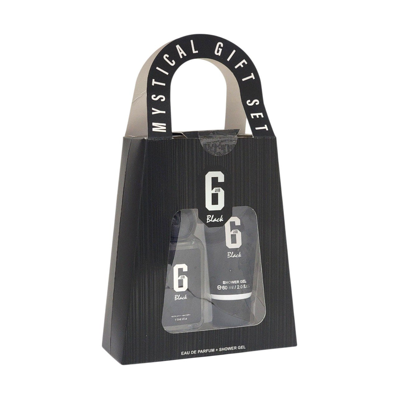 SET MYSTICAL 6AM BLACK EDP 30ML GEL DE DUCHA 60ML (H) (AROMA SIMILAR A AFNAN 9PM)