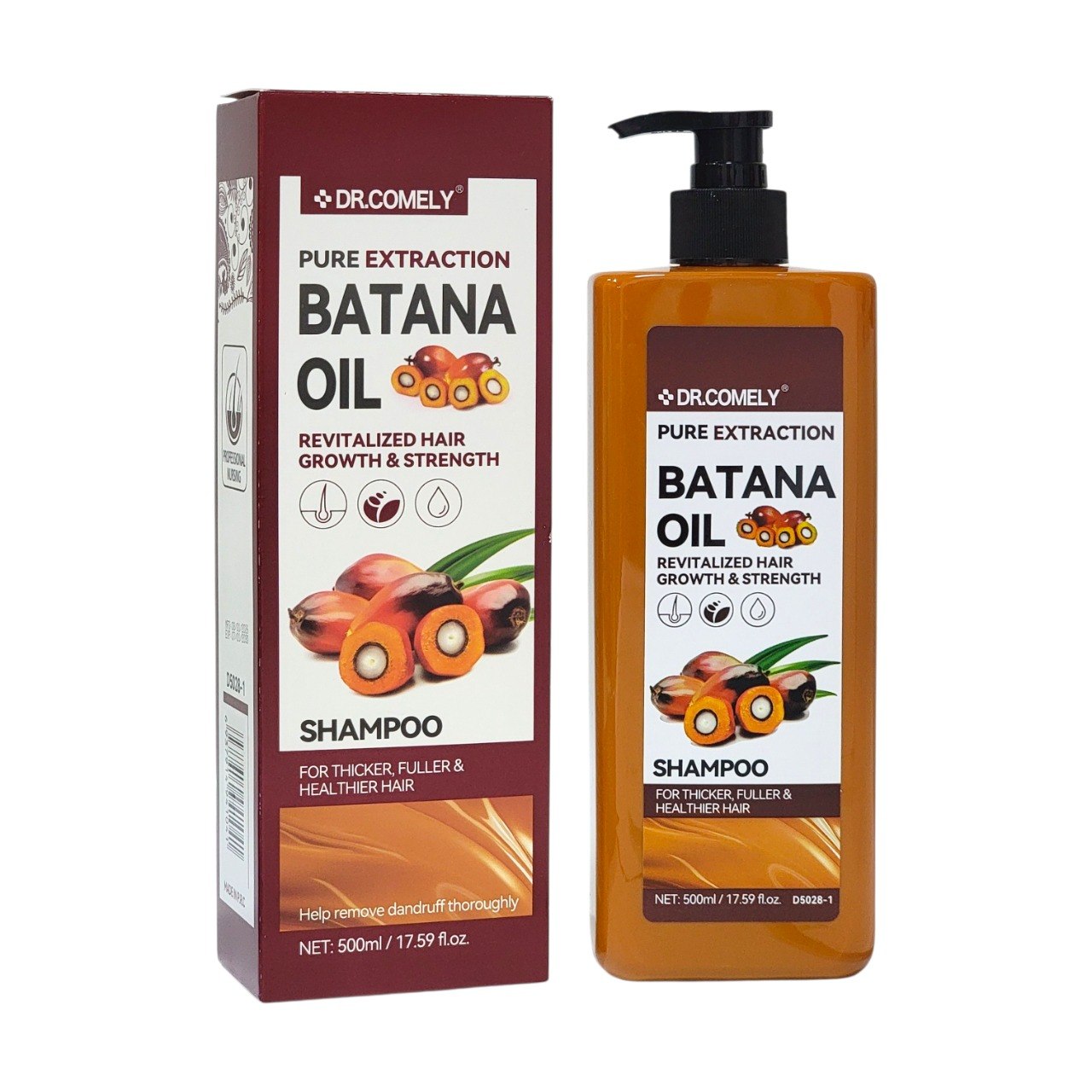 ACEITE PARA EL CABELLO DE BATANA RESTAURADOR Y ESTIMULANTE PARA CABELLO FINO Y QUEBRADIZO DR. COMELY 500ML
