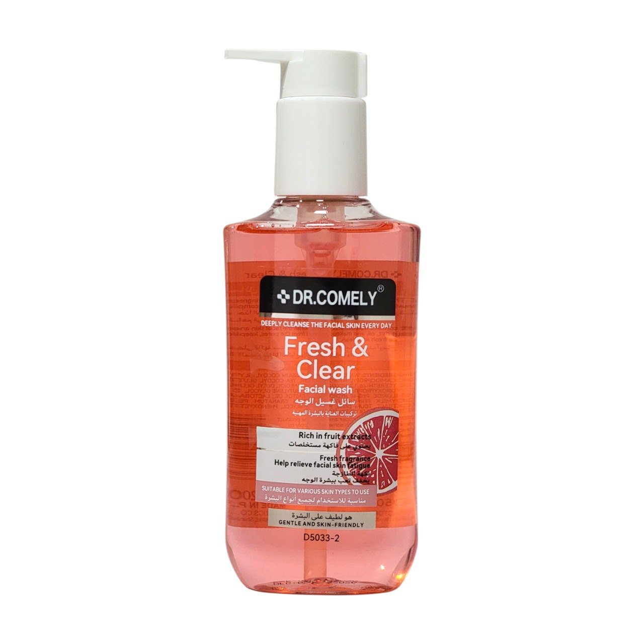 LIMPIADOR FACIAL DIARIO REVITALIZANTE CON EXTRACTO DE FRUTAS NATURALES DR. COMELY 200ML