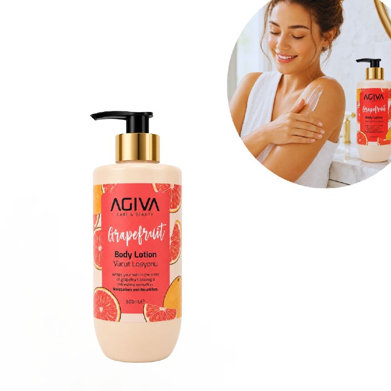 CREMA CORPORAL HIDRATANTE Y NUTRITIVA DIARIA CON AORMA A TORONJA AGIVA 500ML