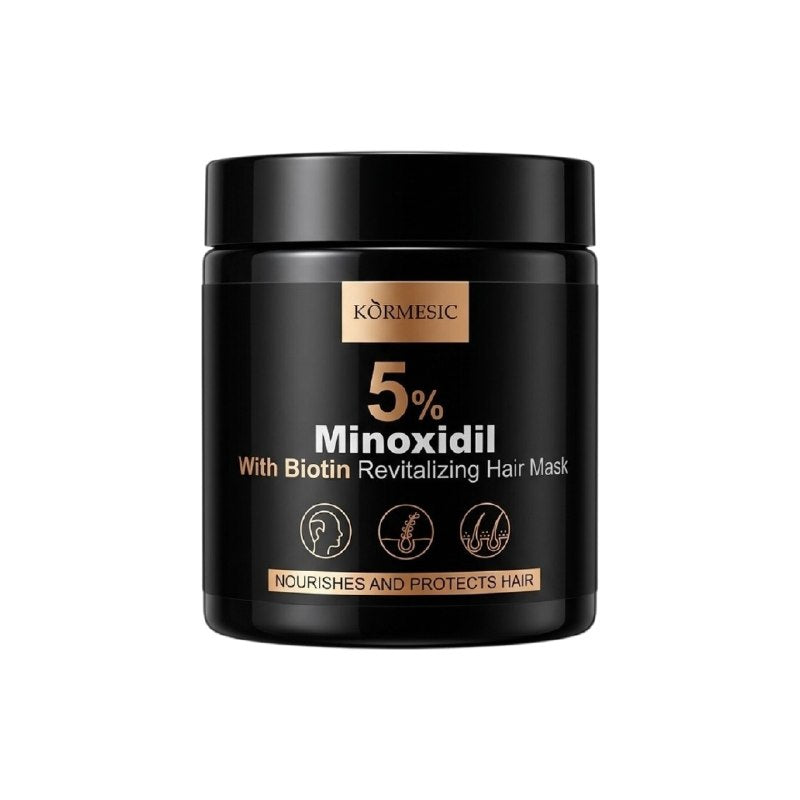 MASCARILLA PARA EL CABELLO ESTIMULANTE CON MINOXIDIL 5% Y BIOTINA KORMESIC 250G