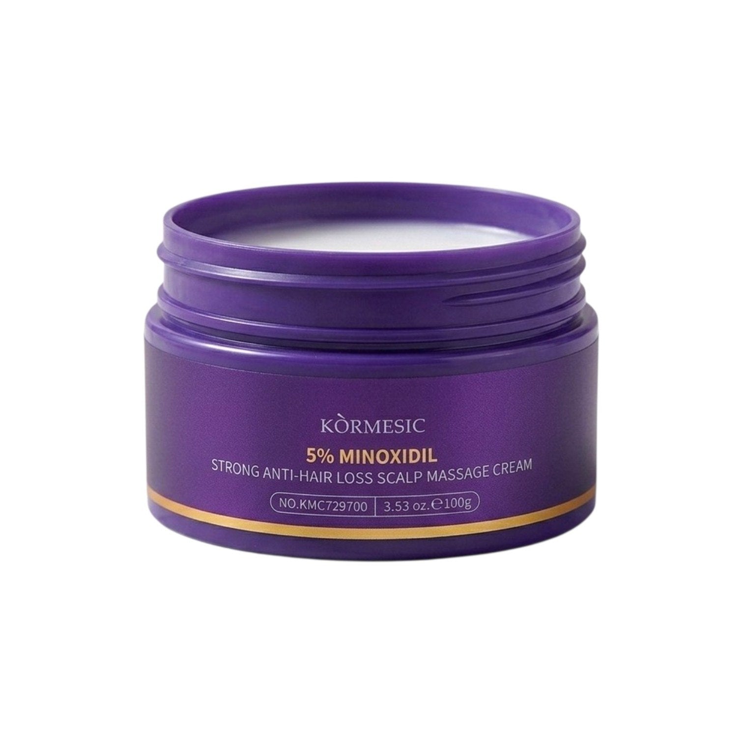 CREMA DE MASAJE CAPILAR ANTICAIDA CON 5% MINOXIDIL KORMESIC 100G