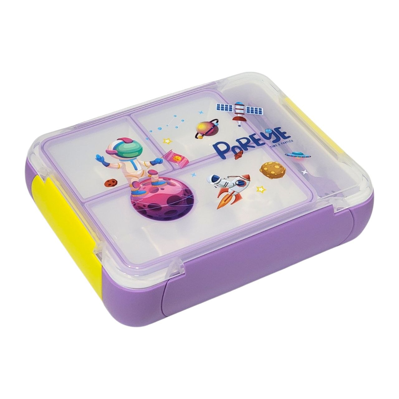 RECIPIENTE PANA PARA ALIMENTOS INFANTIL CON SET DE CUBIERTOS 22X17X5CM
