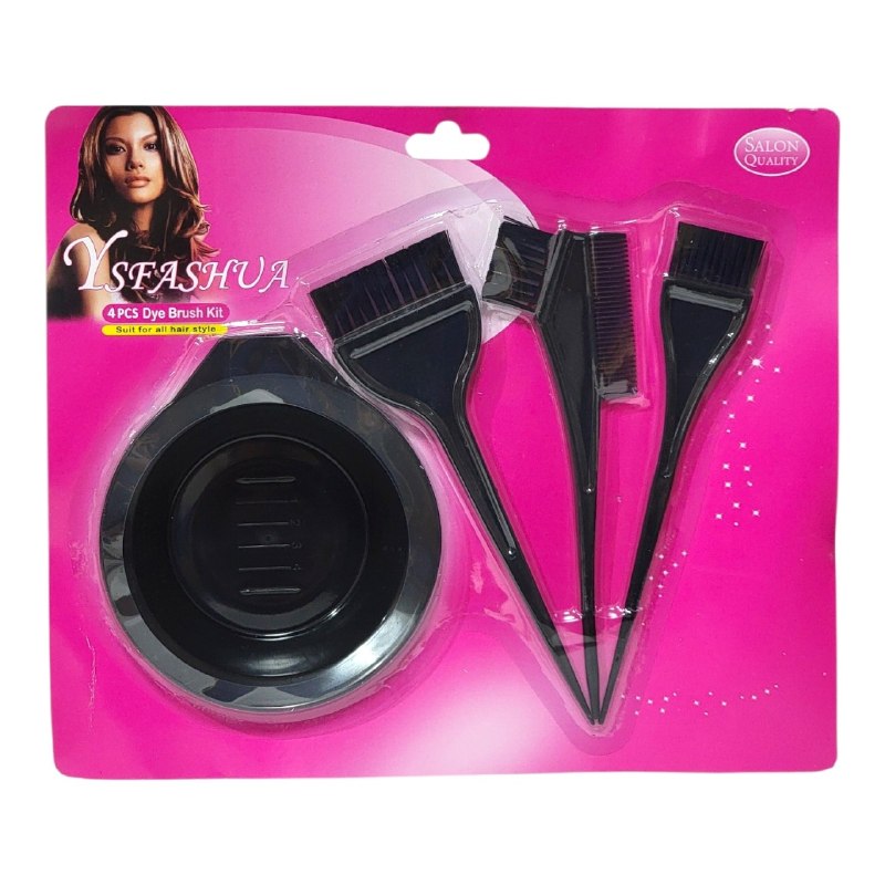 SET DE HERRAMIENTAS PARA TINTE PROFESIONAL 4PCS YSFASHUA