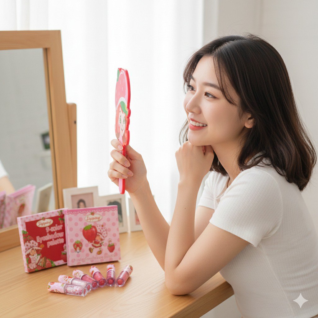 SET DE MAQUILLAJE DE ROSITA FRESITA SIYIPING 9PCS