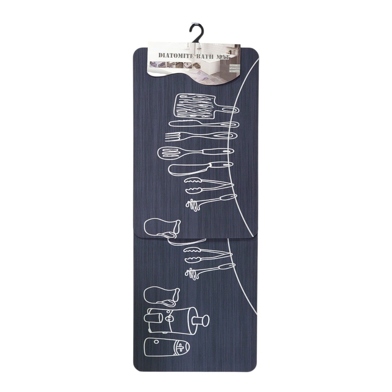 ALFOMBRA ANTIDESLIZANTE DE DIATOMITA 2PCS JIAERMEI