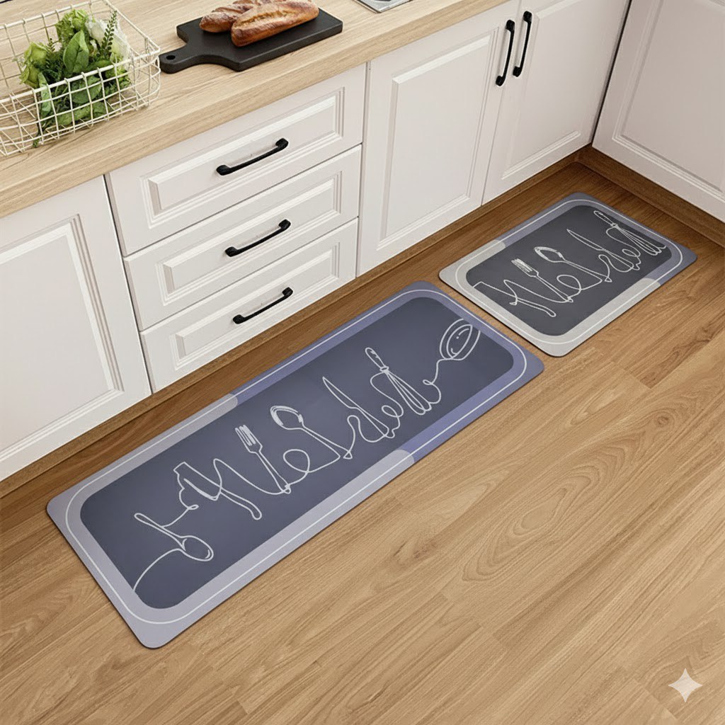 ALFOMBRA ANTIDESLIZANTE DE DIATOMITA 2PCS JIAERMEI