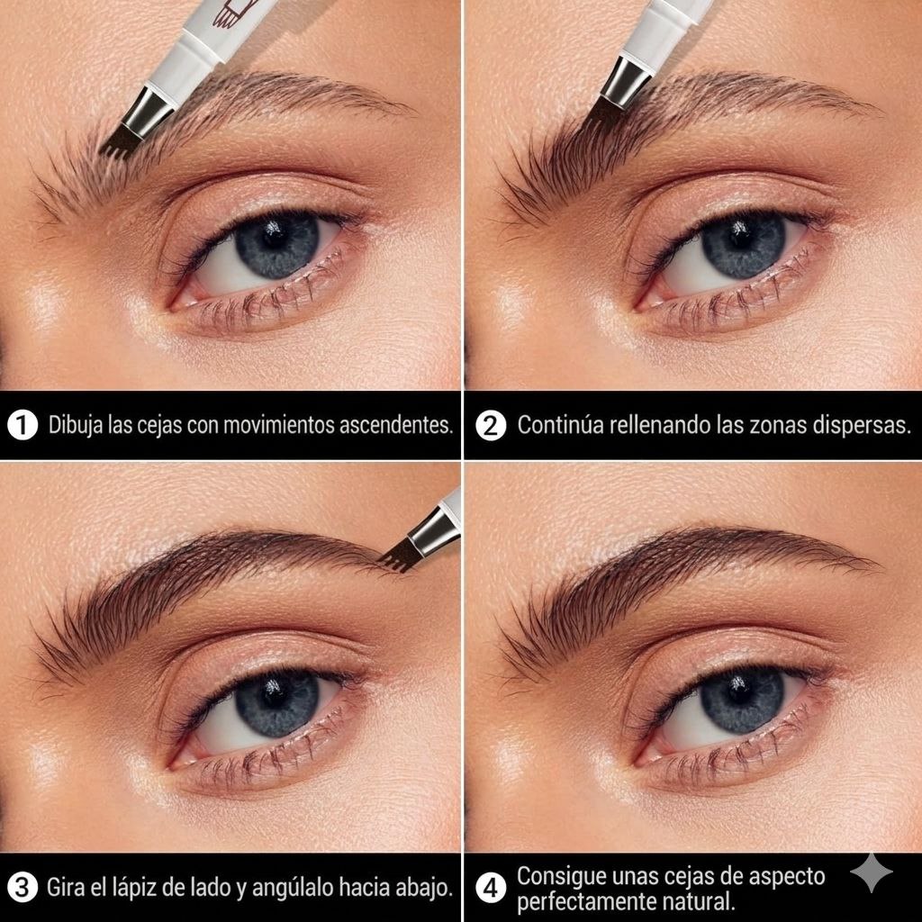 LAPIZ LIQUIDO PARA CEJAS IMPERMEABLE TONO BLACK 24H MENDSMAN