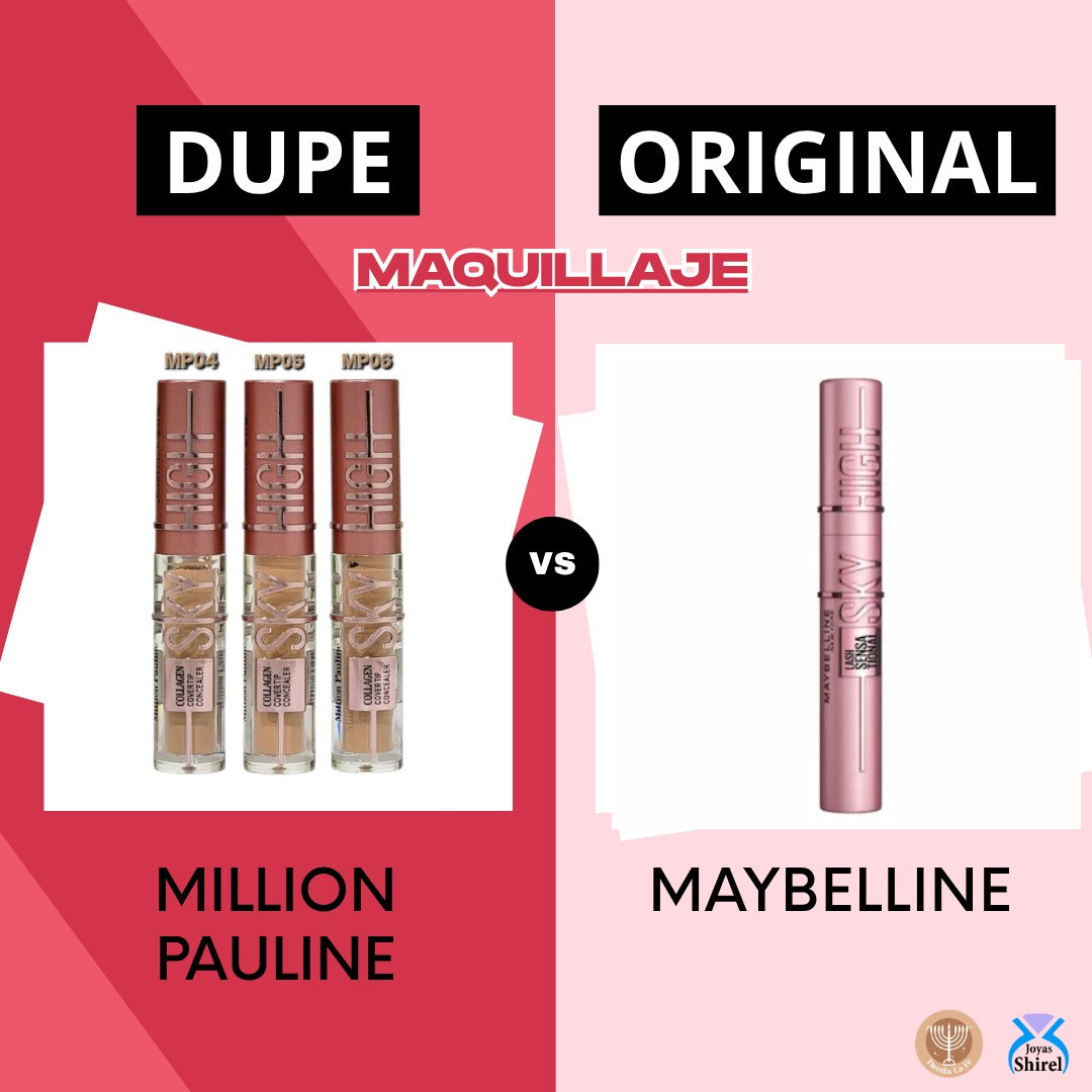 CORRECTOR DE COLAGENO DE LARGA DURACION DE ACABADO NATURAL MILLION PAULINE 12ML (DUPE DE MAYBELLINE)