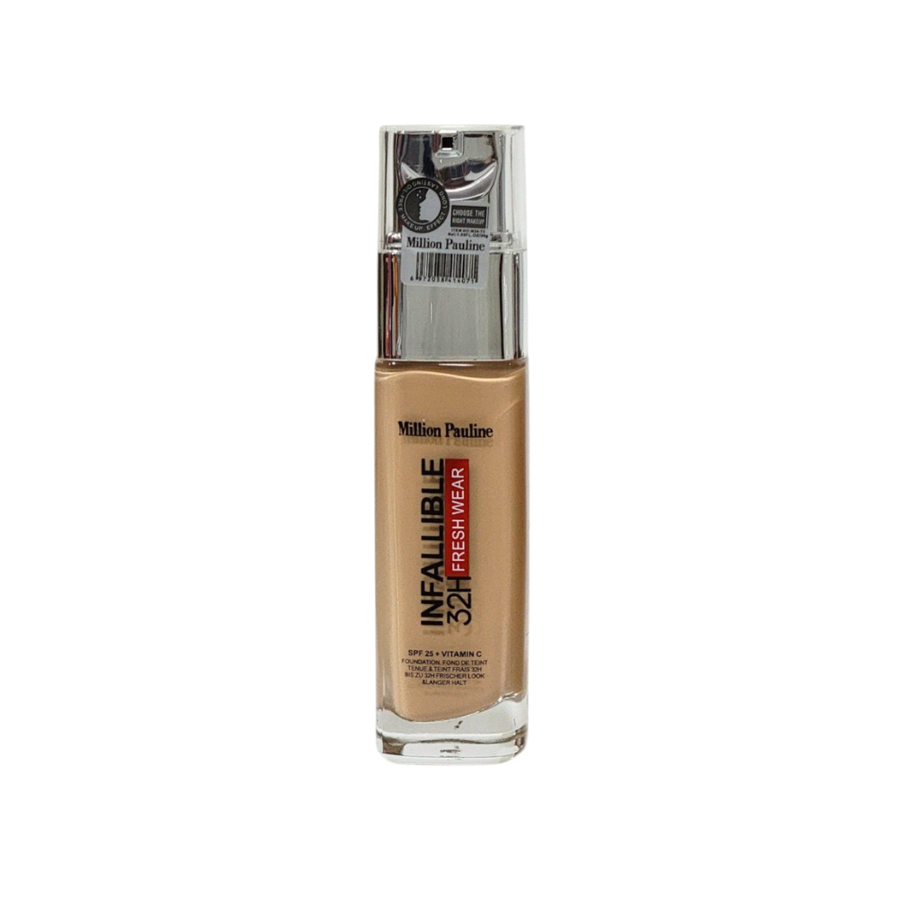 BASE LIQUIDA CON VITAMINA C SPF 25+ MILLION PAULINE 30G (DUPE DE LOREAL)