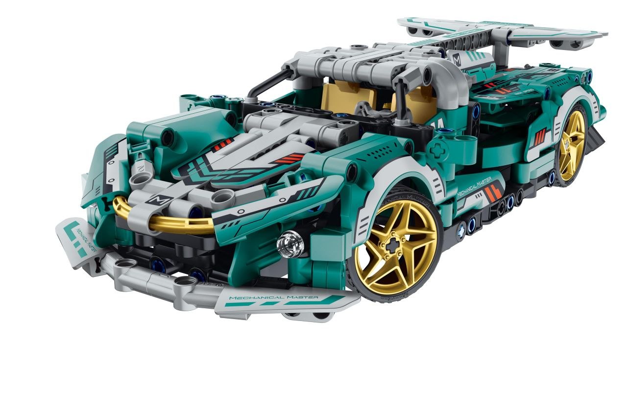 CARRO TODOTERRENO DE JUGUETE DE CONSTRUCCION CON CONTROL REMOTO MODELO 8044 MECHANICAL MASTER