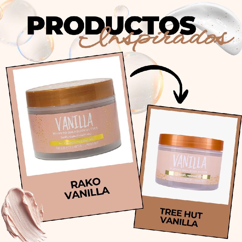 MANTECA CORPORAL DE TEXTURA BATIDA CON MANTECA DE KARITE Y ESENCIA DE VAINILLA RAKO 240G