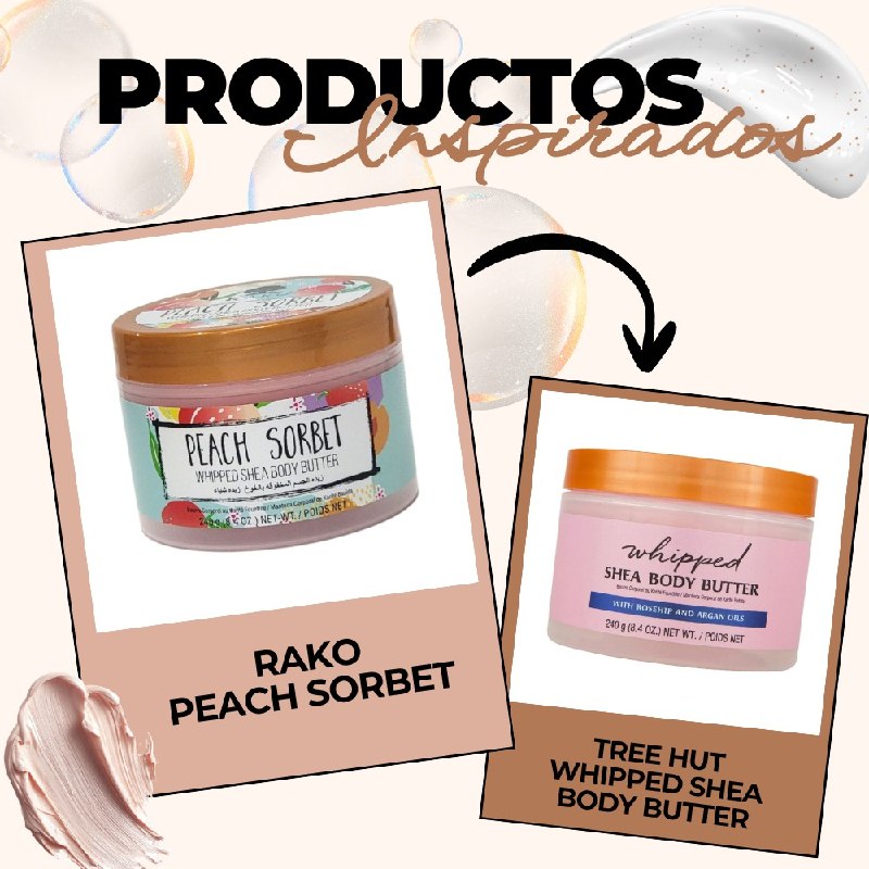 MANTECA CORPORAL DE TEXTURA BATIDA CON MANTECA DE KARITE Y EXTRACTO DE MELOCOTON RAKO 240G