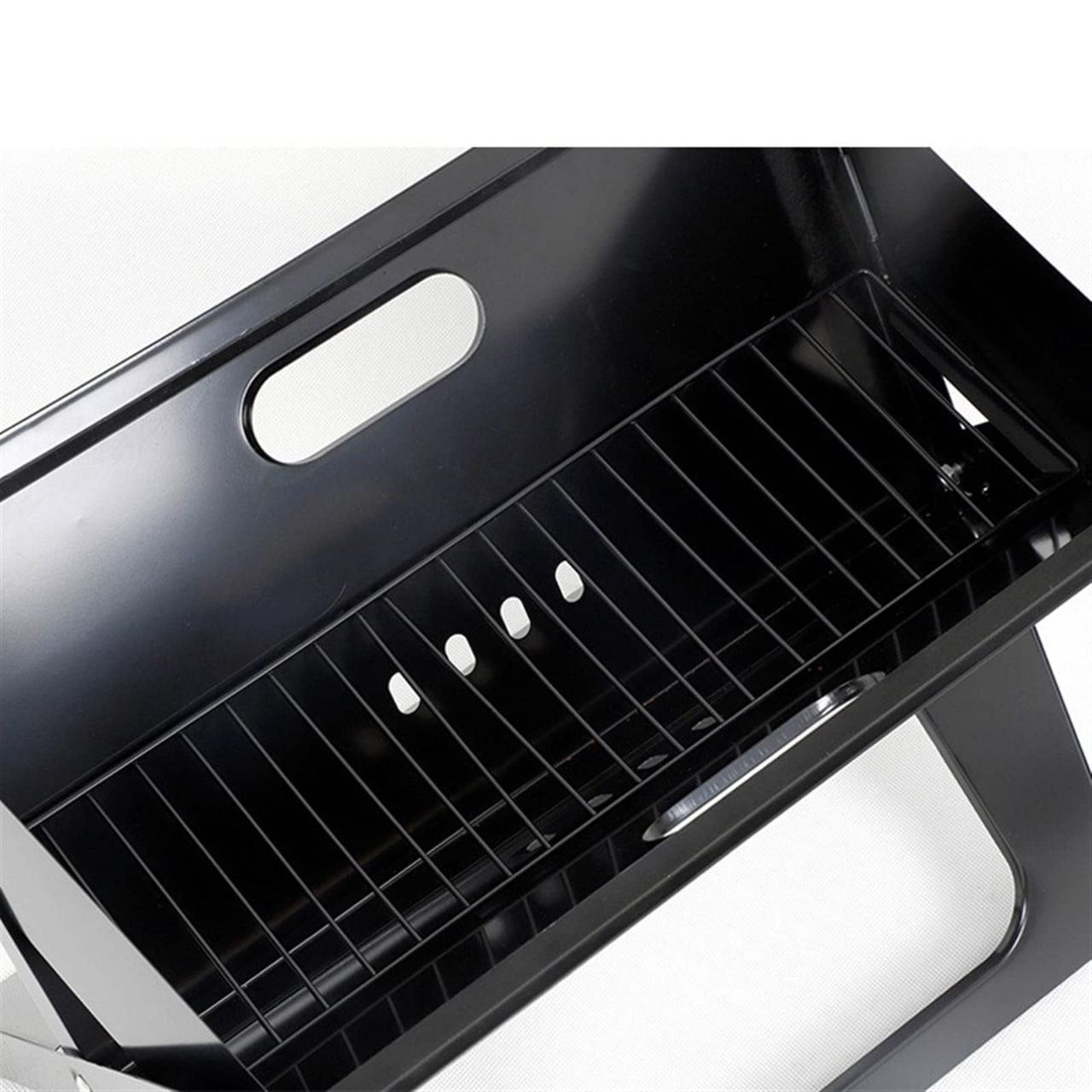 BARBACOA ASADOR DE CARBON PORTATIL PLEGABLE PARA EXTERIORES 48X27.5CM