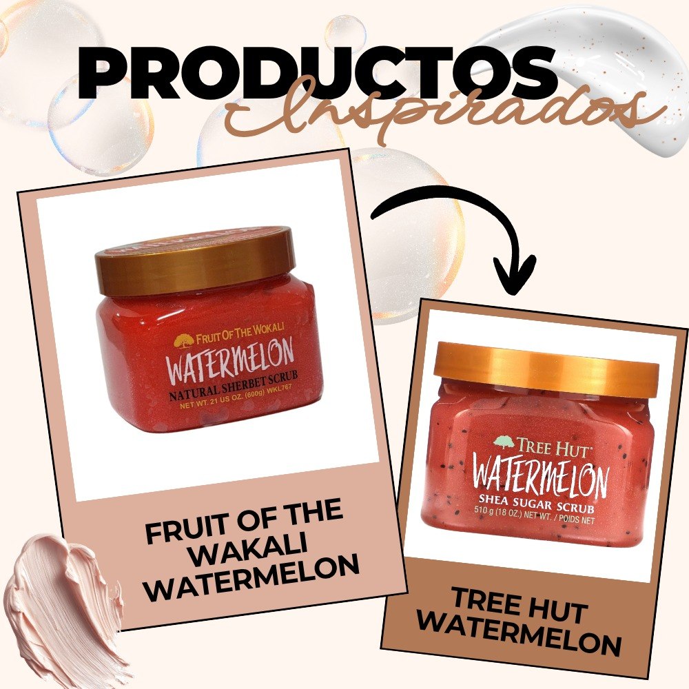 EXFOLIANTE CORPORAL REFRESCANTE E ILUMINADOR CON EXTRACTO DE SANDIA FRUIT OF THE WOKALI 600G