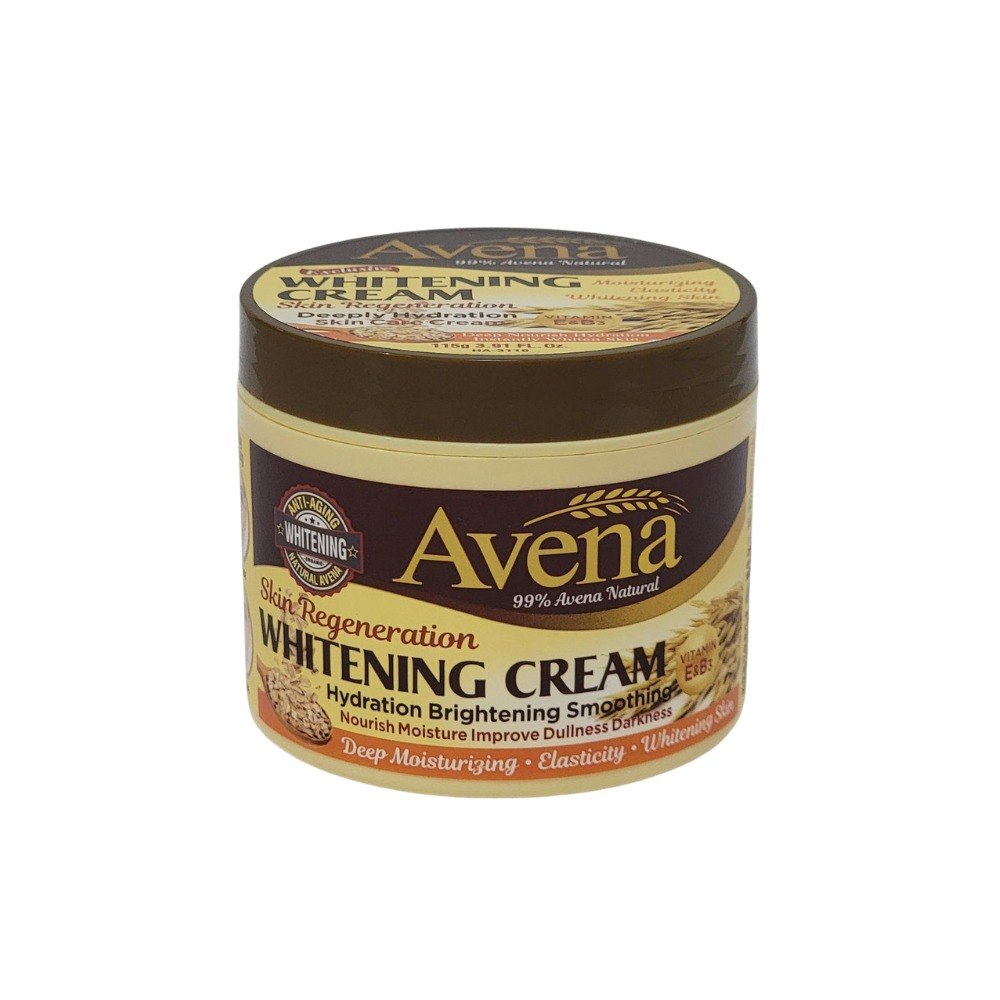 CREMA FACIAL REPARADORA Y BLANQUEADORA CON EXTRACTO DE AVENA NATURAL Y VITAMINAS E Y B3FRUIT OF THE WOKALI 115G