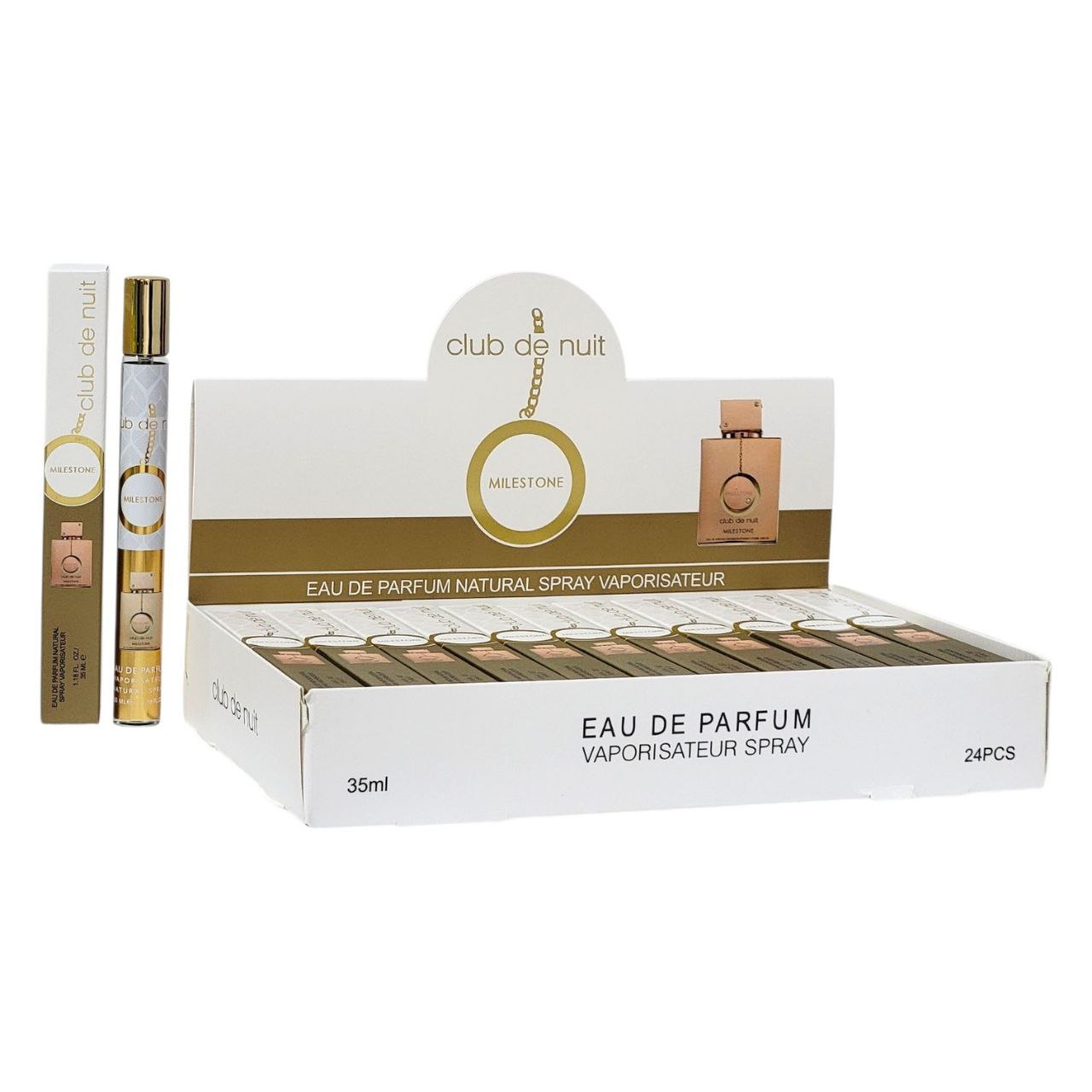 PERFUME EN TUBO CLUB DE NUIT EDP 35ML (U) (AROMA INSPIRADO EN ARMAF CLUB DE NUIT MILESTONE)