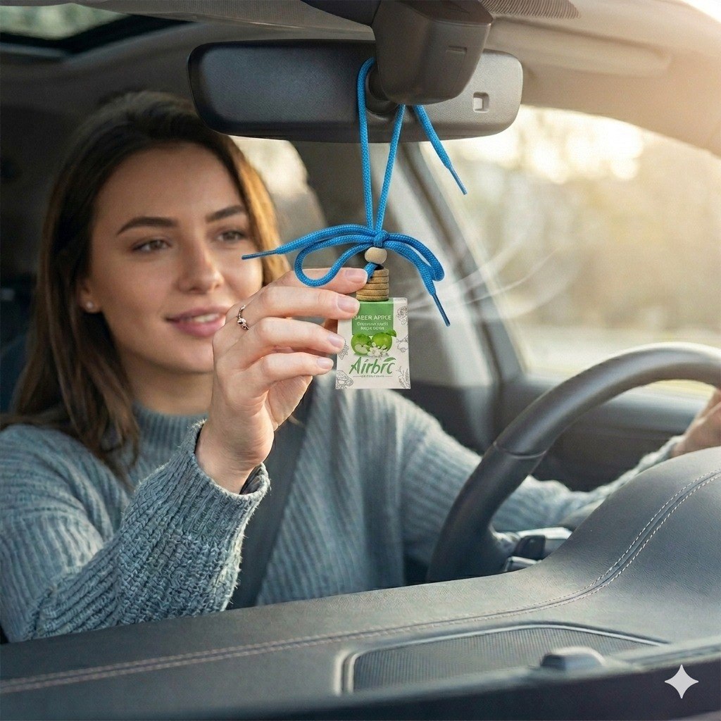 AMBIENTADOR PARA CARRO AROMA A MANZANA VERDE AIRBRC