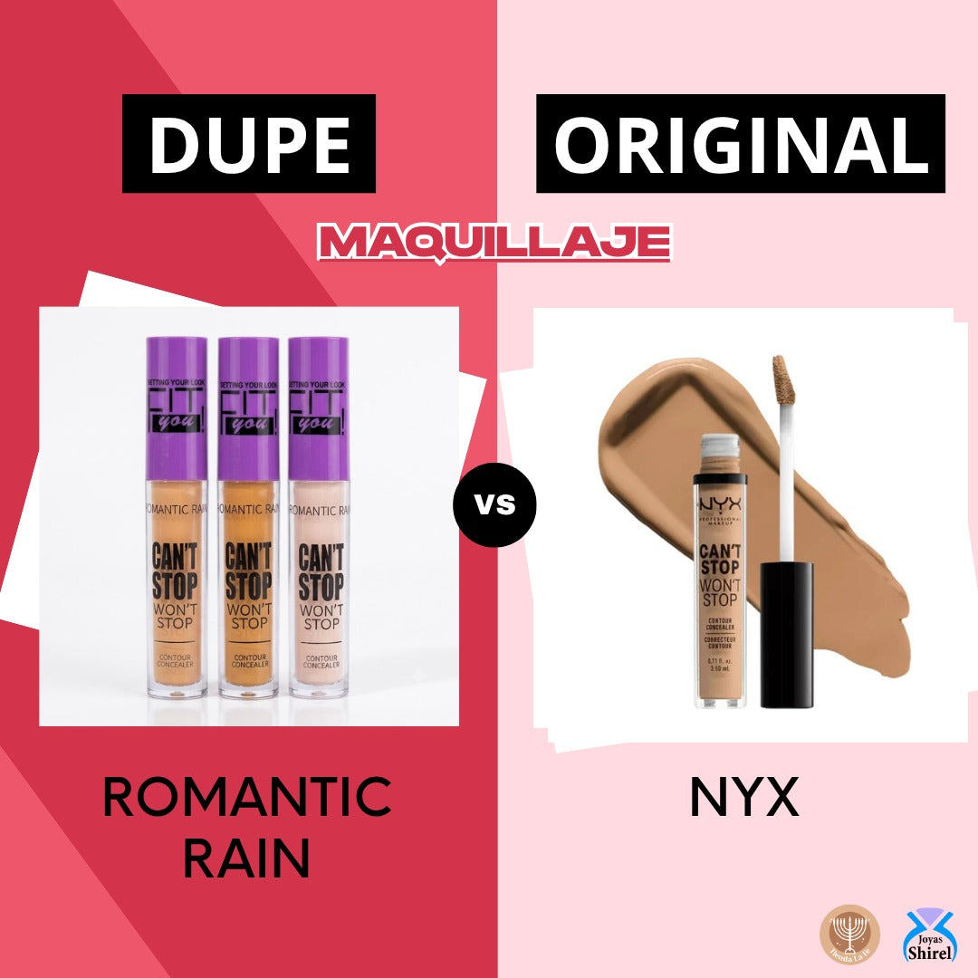 CORRECTOR LIQUIDO DE ALTA COBERTURA ROMANTIC RAIN (DUPE DE NYX)