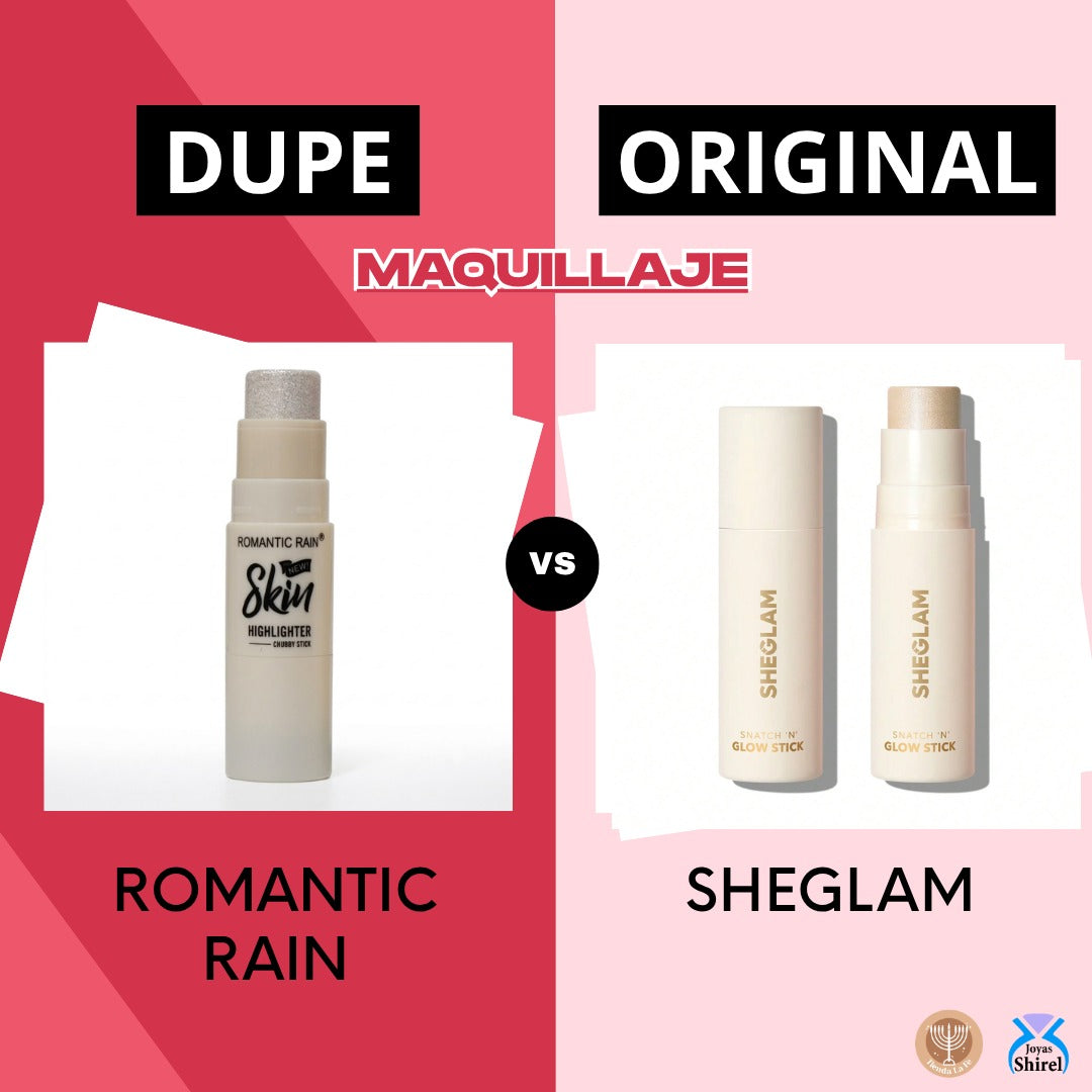 ILUMINADOR EN BARRA CON BROCHA DIFUMADORA ROMANTIC RAIN (DUPE DE SHEGLAM)