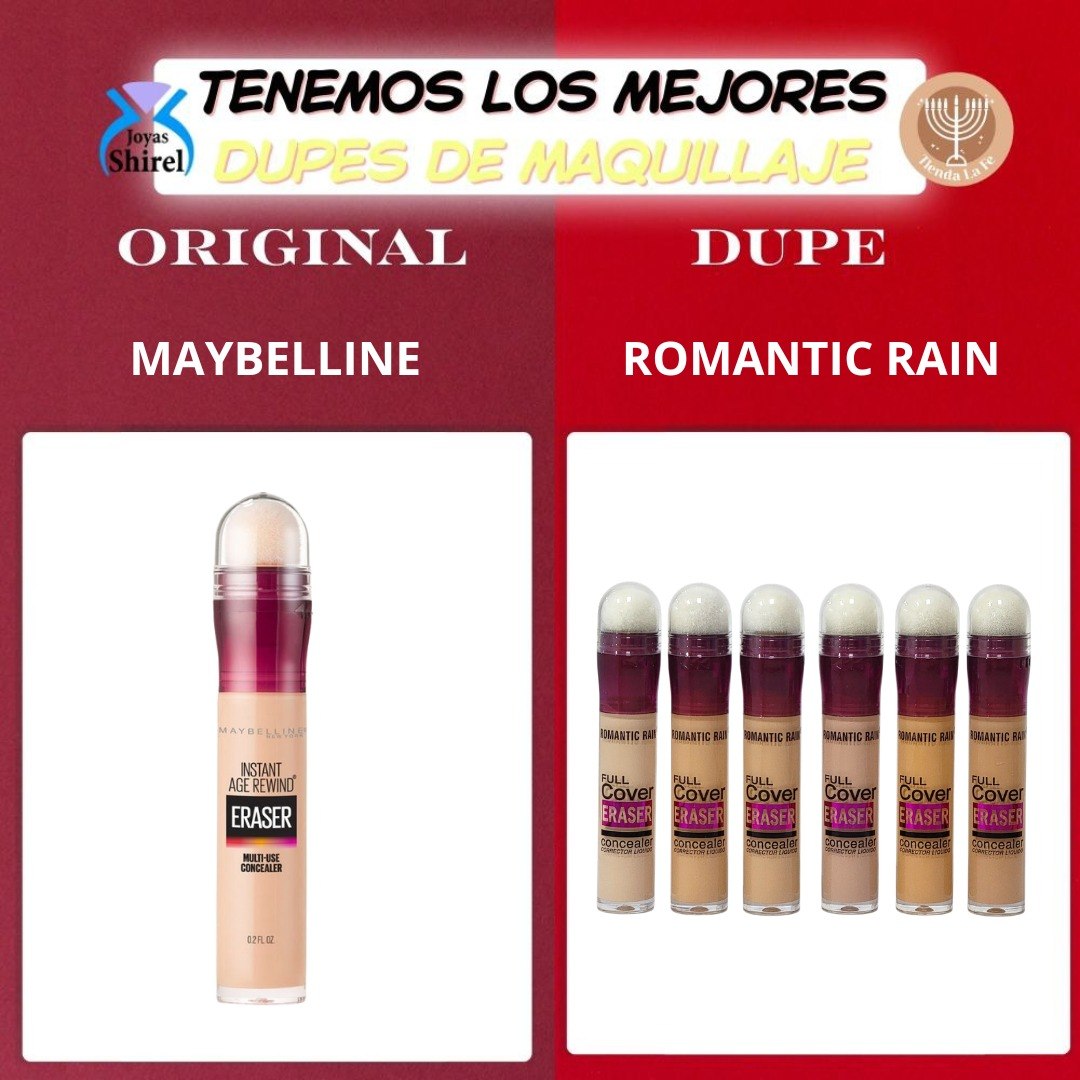 CORRECTOR LIQUIDO PERFECCIONADOR 6 TONOS ROMANTIC RAIN (DUPE DE MAYBELLINE)