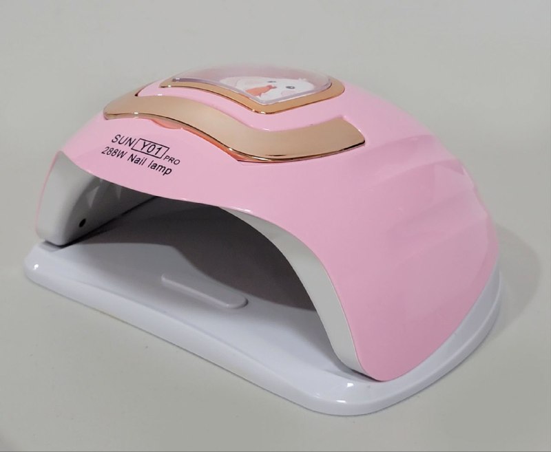 LAMPARA PARA UÑAS UV LED PARA SECADO RAPIDO DE UÑAS PANTALLA DIGITAL 288W WOMEN CARE SUN Y-01