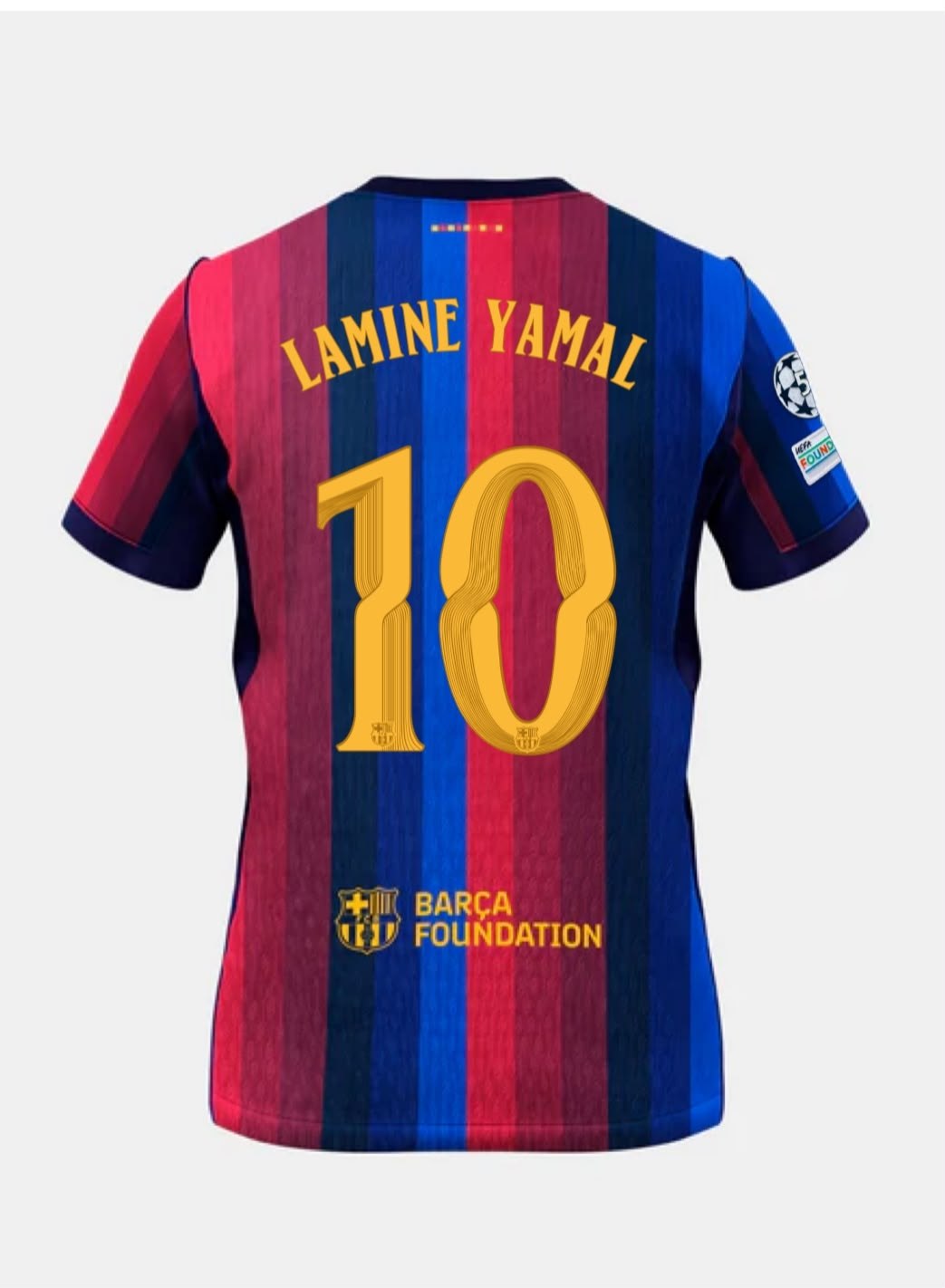 CAMISETA DE FUTBOL TEMPORADA 26/27 MANGA CORTA CON NUMERACION