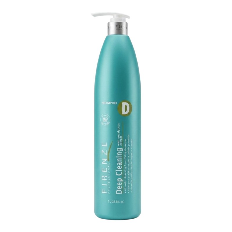 SHAMPOO DE LIMPIEZA PROFUNDA CON EXTRACTO DE EUCALIPTO DE EFECTO REFRESCANTE FIRENZE 1L