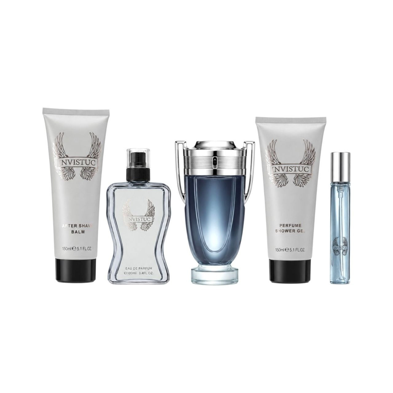SET INVICTUS EDT 100ML, EDT 15ML, BODY MIST 100ML, SHOWER GEL 150ML, AFTER SHAVE 150ML (H)