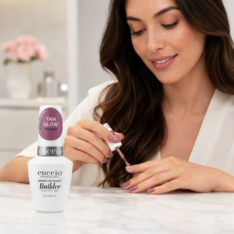 GEL CONSTRUCTOR QUE FORTALECE Y ESTRUCTURA LA UÑA NATURAL CON TONO NUDE ROSADO CUCCIO 13ML