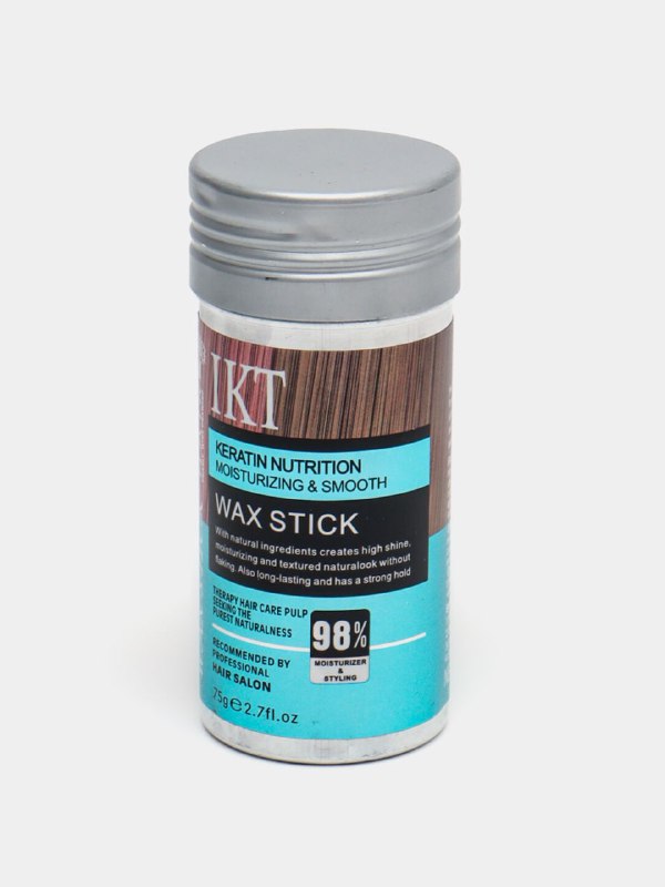 CERA PARA EL CABELLO EN BARRA CON INGREDIENTES NATURALES HAIR IKT 75G