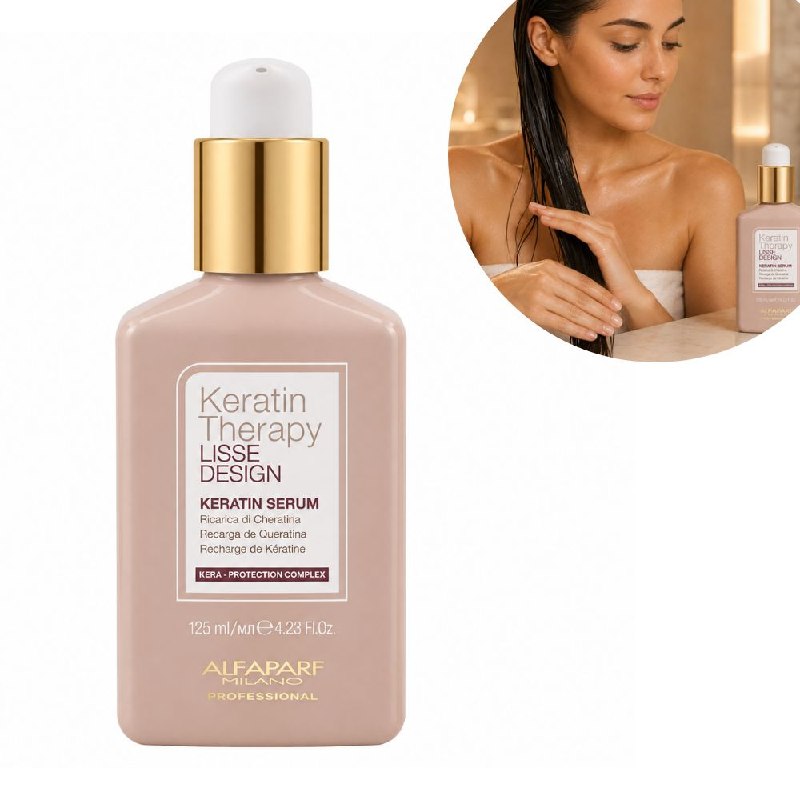 SUERO CAPILAR DE KERATINA Y PROTECTOR TERMICO CON ACEITE DE BABASU ALFAPARF 125ML