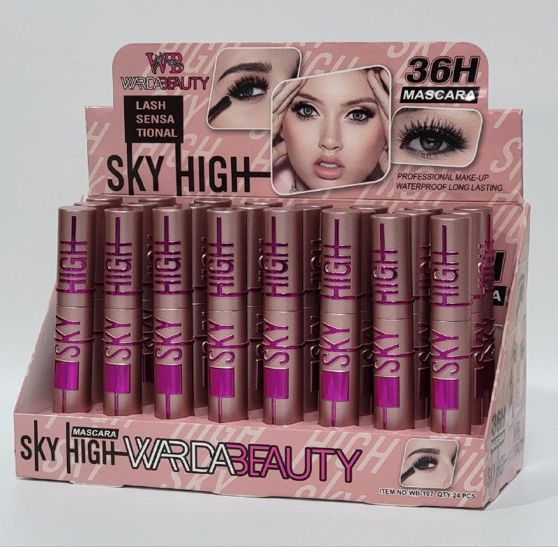 RIMEL DUPE MAYBELLINE SKY HIGH  IMPERMEABLE WARDABEAUTY SKY HIGH