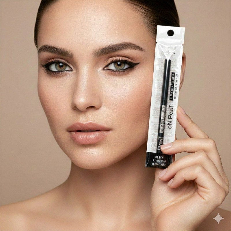 DELINEADOR DE OJOS ULTRA FINO E IMPERMEABLE DE ALTA PRECISION TONO NEGRO ITALIA DELUXE 0.07G