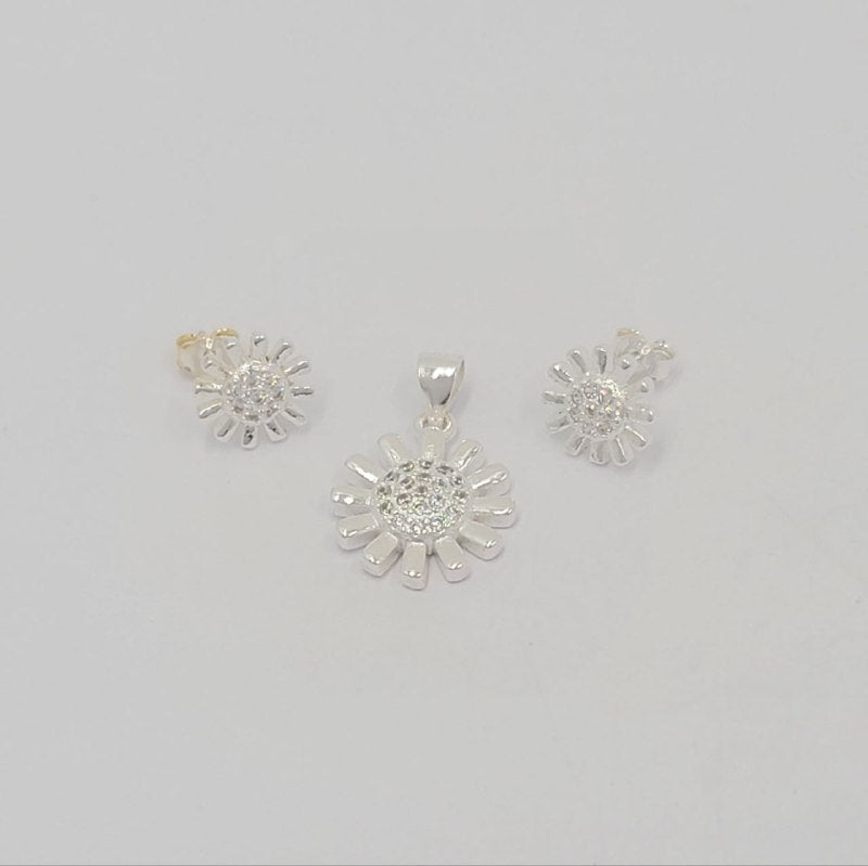 PSET2491 SET FORMA MARGARITA PLATA 9.25