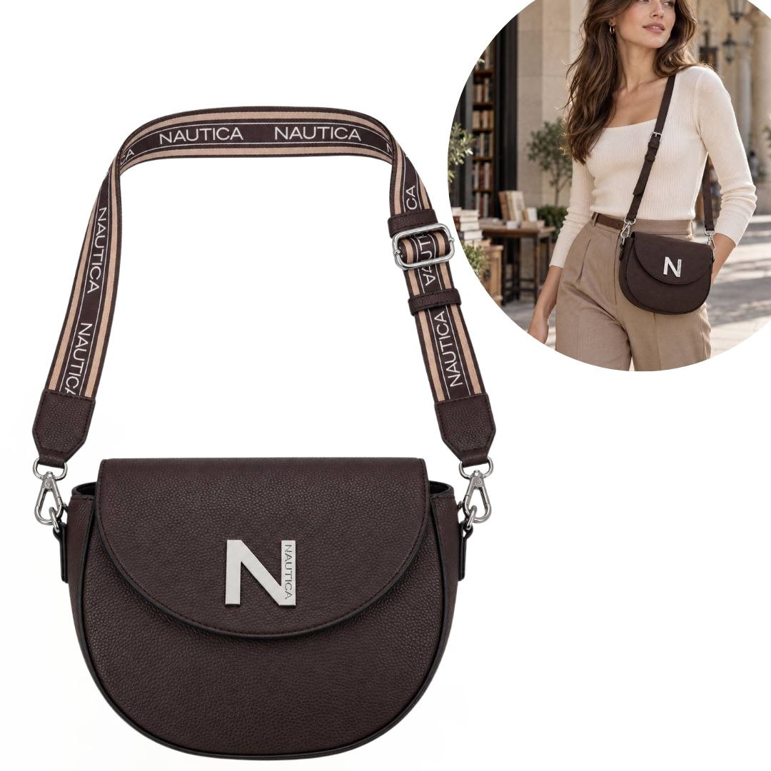 CARTERA ORIGINAL NAUTICA CON CORREA INTERCAMBIABLE PARA DAMA