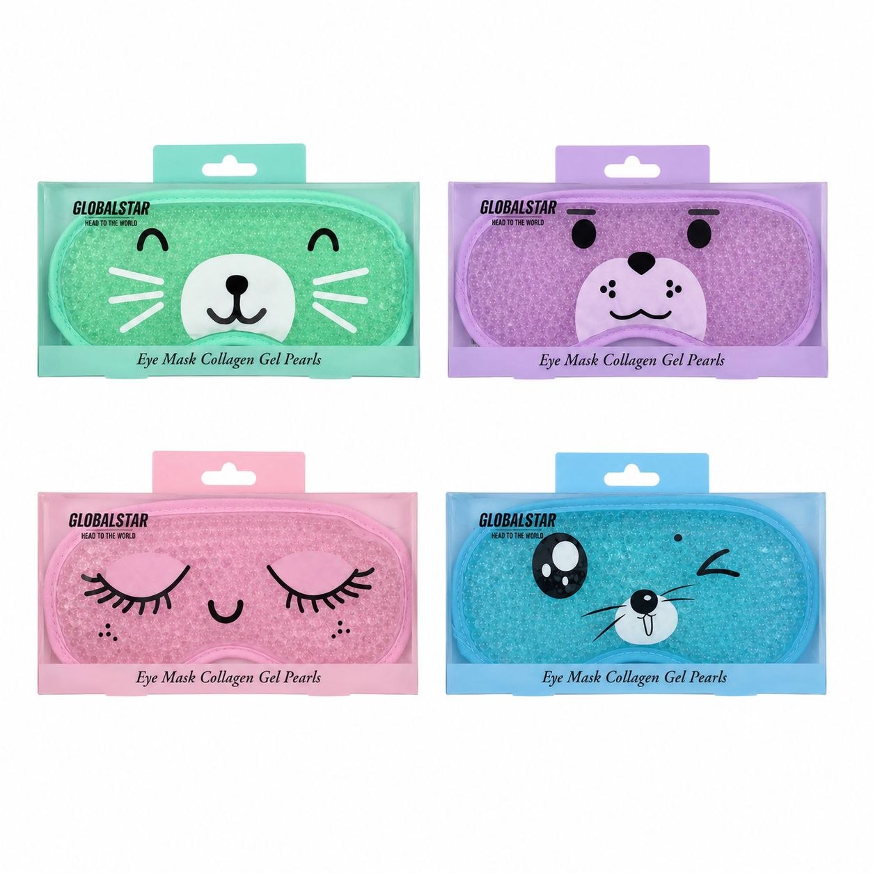 MASCARILLA DE GEL TERAPÉUTICA PARA EL CONTORNO DE OJOS CON BANDA ELÁSTICA 6 x 19 CM