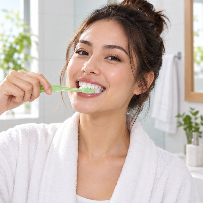 CEPILLO DE DIENTES DE LIMPIEZA PROFUNDA DE CERDAS MEDIANAS MATRIX 19CM