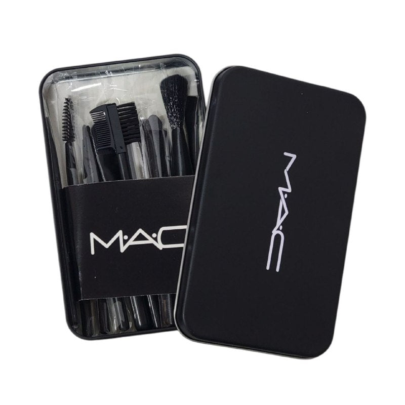 BROCHAS PARA MAQUILLAJE EN SET DE 12 PIEZAS MAC