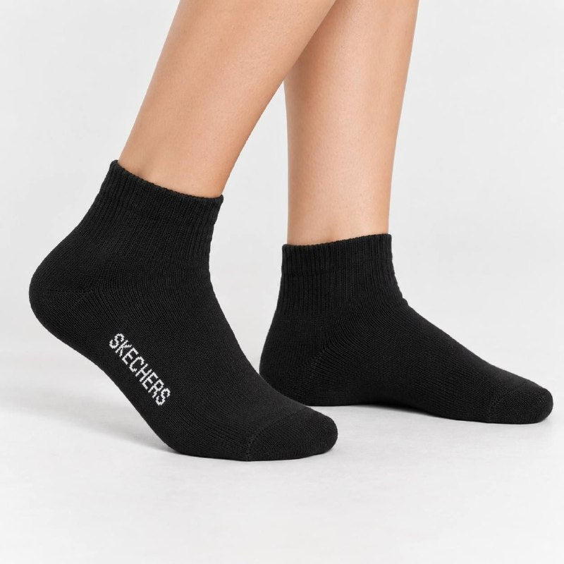 CALCETA TOBILLERA ALTA SKECHERS ORIGINAL PARA MUJER 10 PARES TALLA 9-11