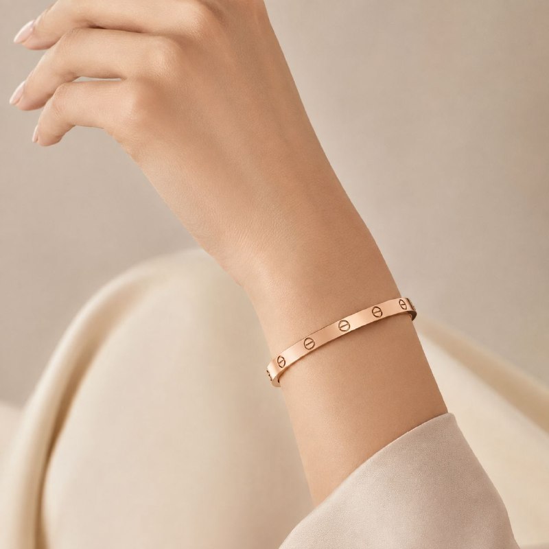 PULSERA DE ENCHAPE PARA DAMA 7CM (DUPE DE CARTIER)