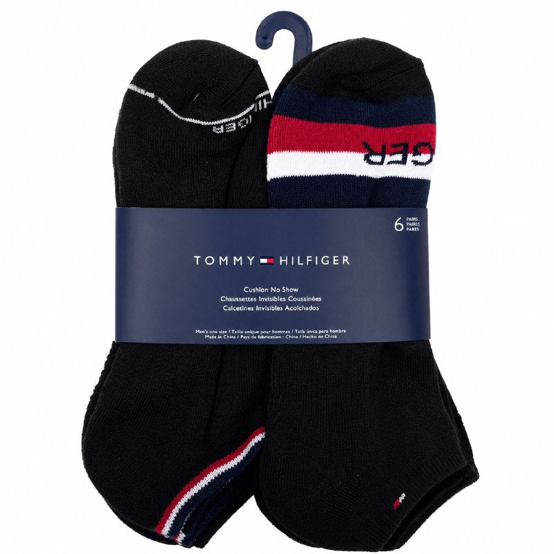 CALCETA TOBILLERA TOMMY HILFIGER PARA HOMBRE 6 PARES TALLA ÚNICA