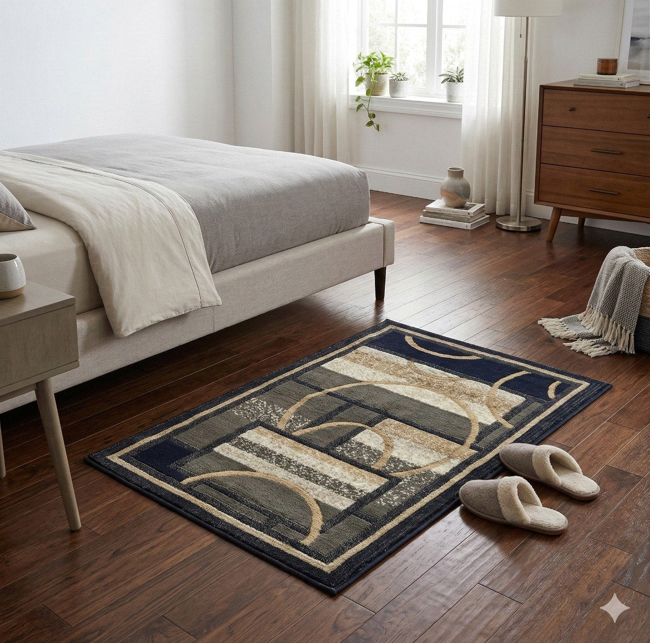 ALFOMBRA CON DISEÑO CONTEMPORANEO JHF 60X90