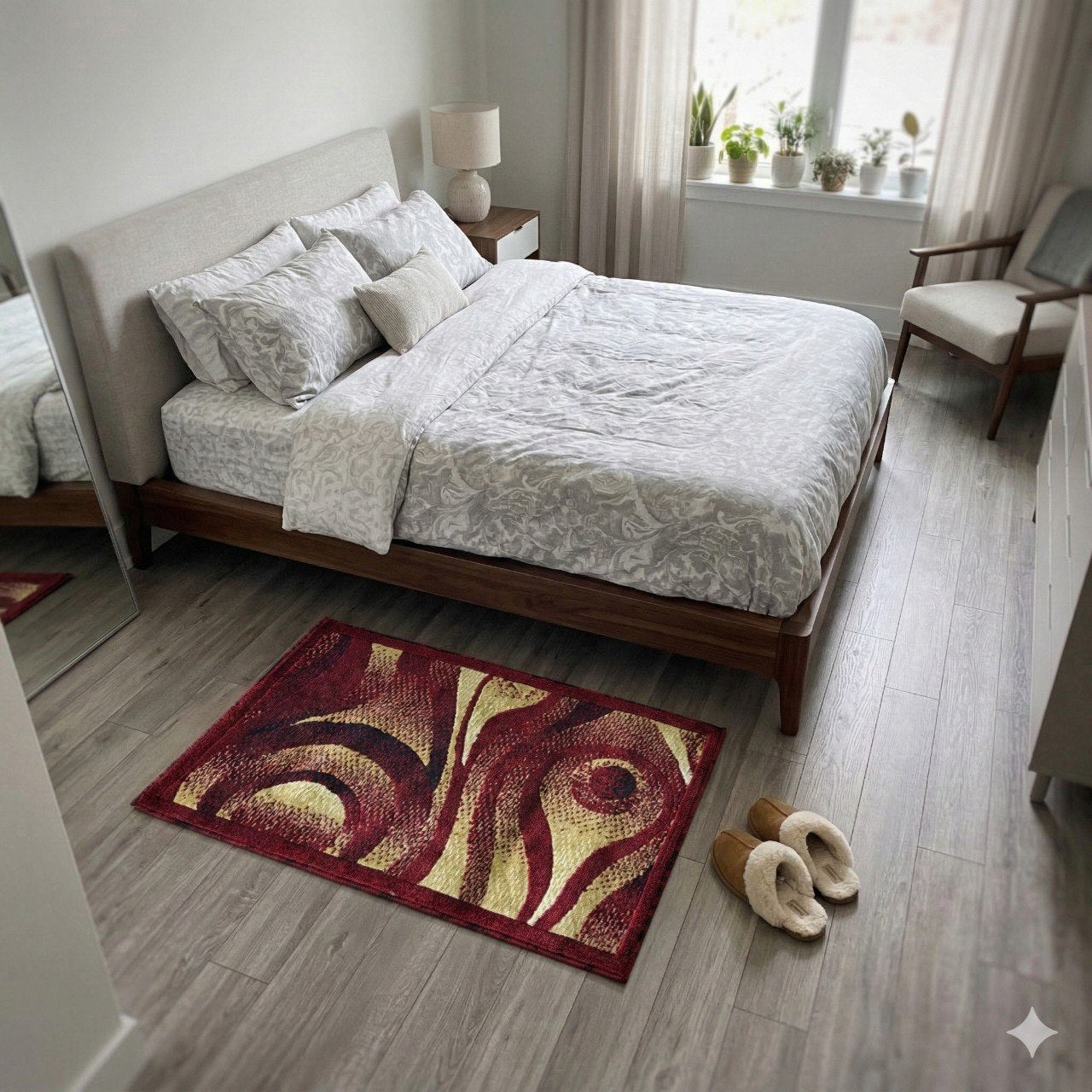 ALFOMBRA CON DISEÑO CONTEMPORANEO JHF 60X90