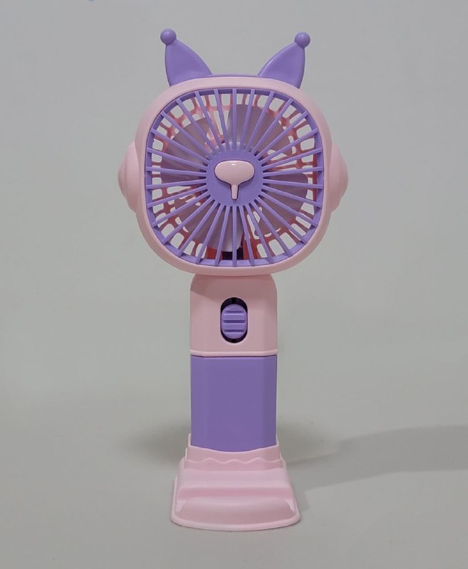 VENTILADOR DE MANO O MESA RECARGABLE CON SOPORTE PARA CELULAR LINGPAN