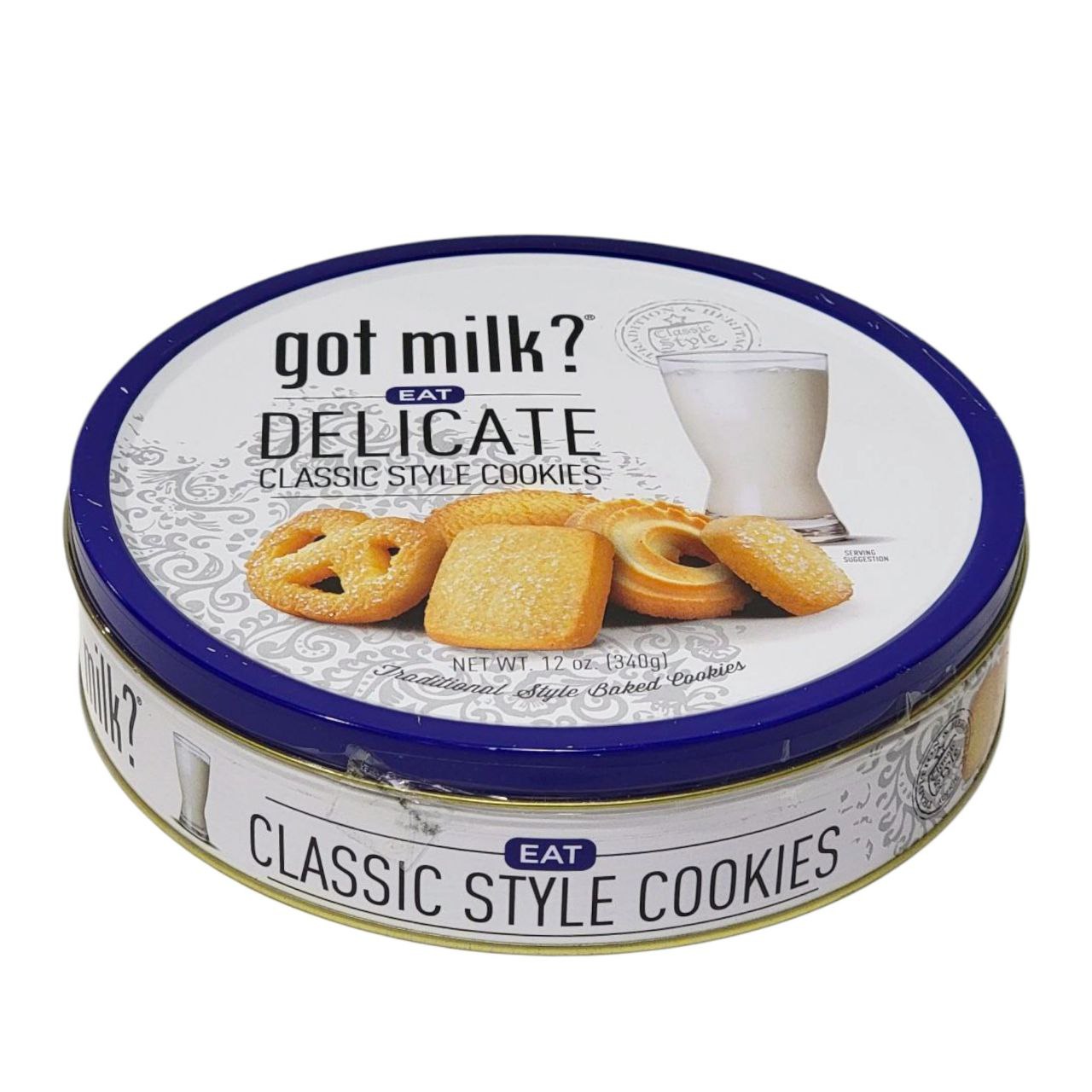 GALLETAS GOURMET CAJA DE GALLETAS DE MANTEQUILLA ESTILO TRADICIONAL GOT MILK EAT DELICATE CLASSIC STYLE COOKIES 340G