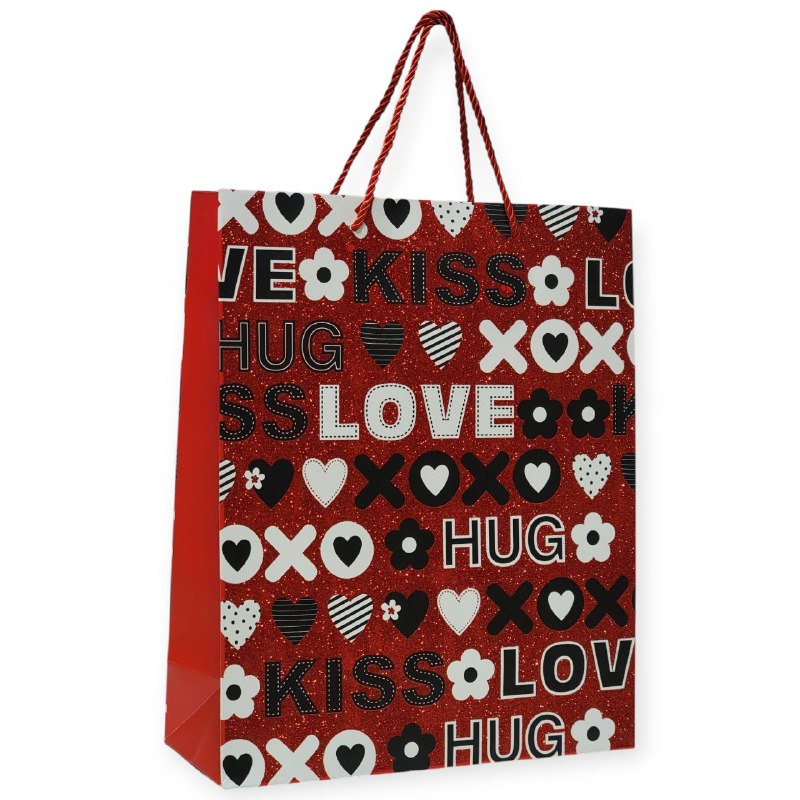 BOLSA DE REGALO GRANDE 30X12X41.5CMCM SAN VALENTIN