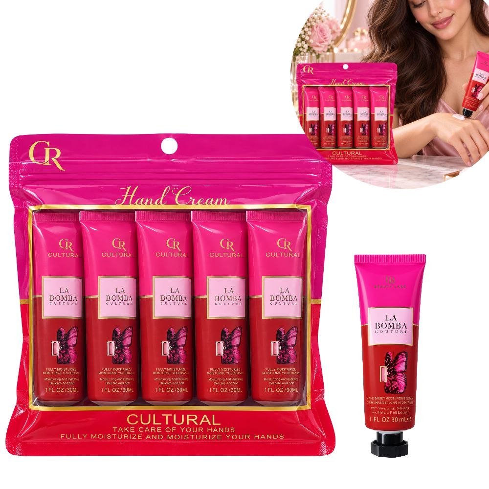 SET DE 5 CREMAS PARA MANOS CON FRAGANCIAS DE DISEÑADOR CULTURAL 30ML